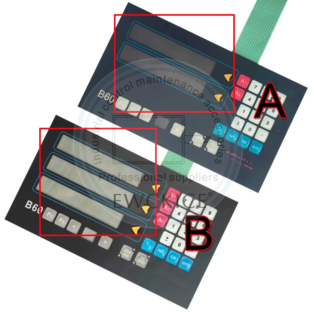 

B60 HMI PLC Membrane Switch keypad keyboard