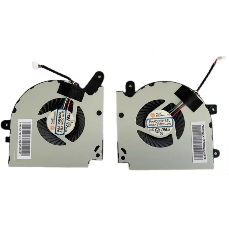 Laptop CPU GPU Cooling Fan Cooler for MSI Creator 17M A9SD (MS-17F3) A9SE A10SD MS-17F1 17F2 17F4 17F5 PAAD06015SL N416 N415