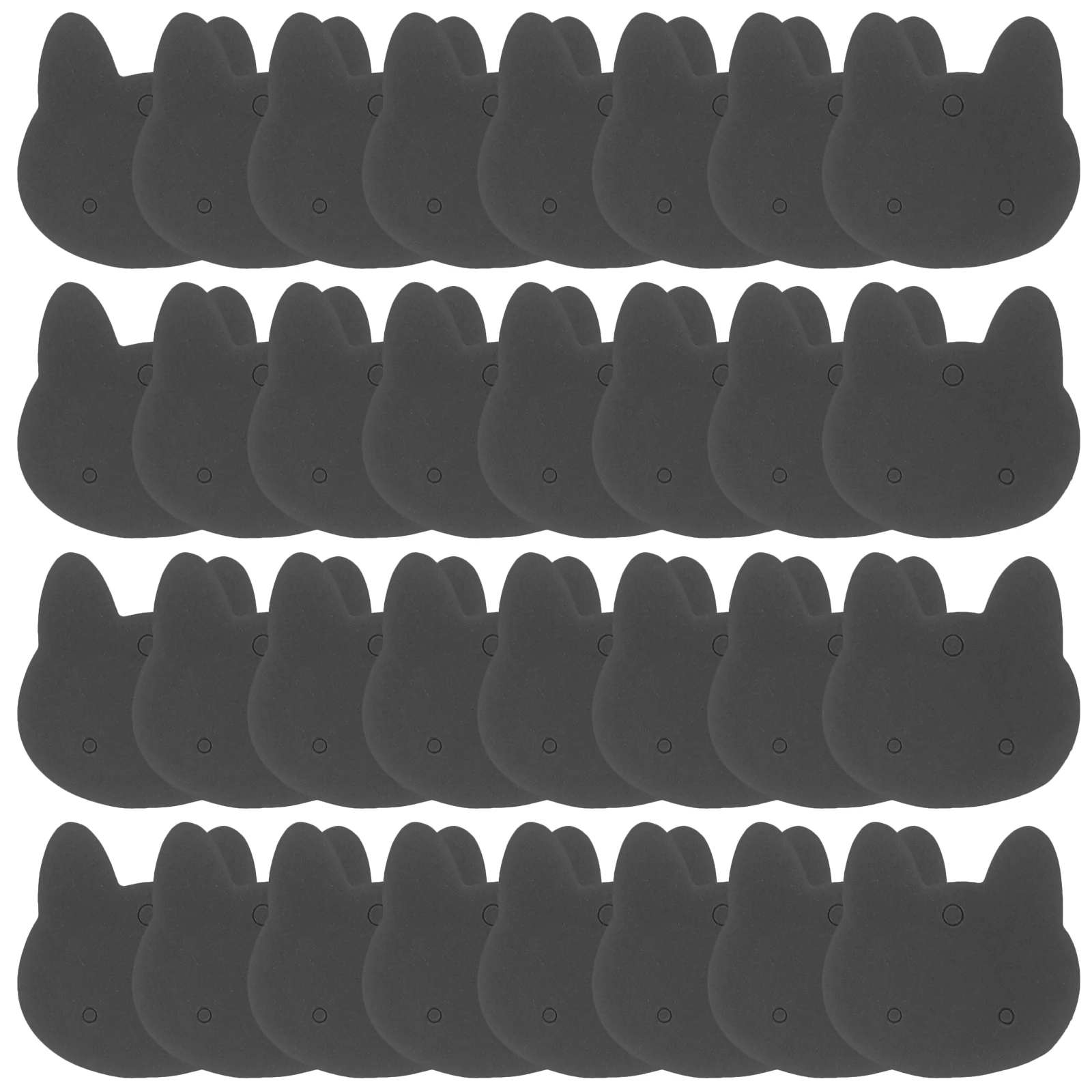 

100 Pcs Cat Head Earrings Display Card Cute Organizer Paper Cards Jewellery Storage