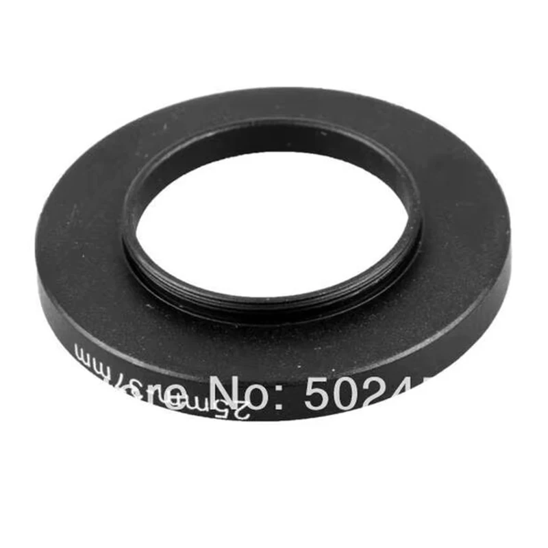 NEW 25mm-37mm BLACK Aluminum metal selling 25-37 mm 25 to 37 25mm to 37mm Step Up Ring Filter Adapter PROMOTION HOT Wholesale!!!