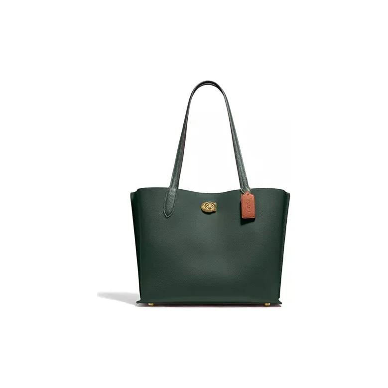 COACH Willow Canvas With Leather Crossbody Bag, Tote Bag, Shopping Bag, Handbag Shoulder Bags Large Women's Jasper C0692-B4SZG