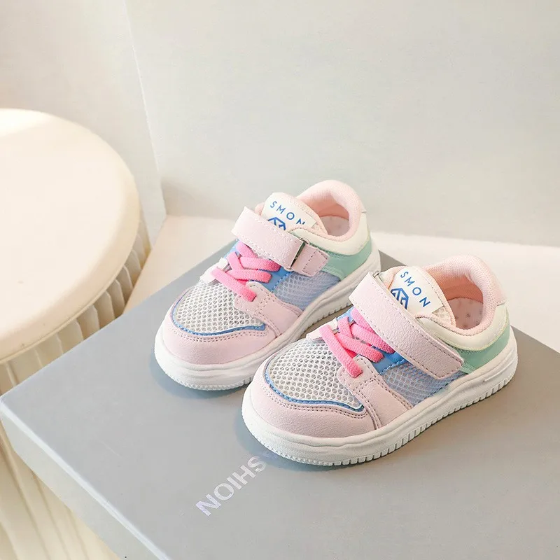 DIMI 2023 Spring/Autumn New Baby Shoes Breathable Mesh Soft Non-Slip Infant Toddler Shoes 0-3 Year Kids Sneakers