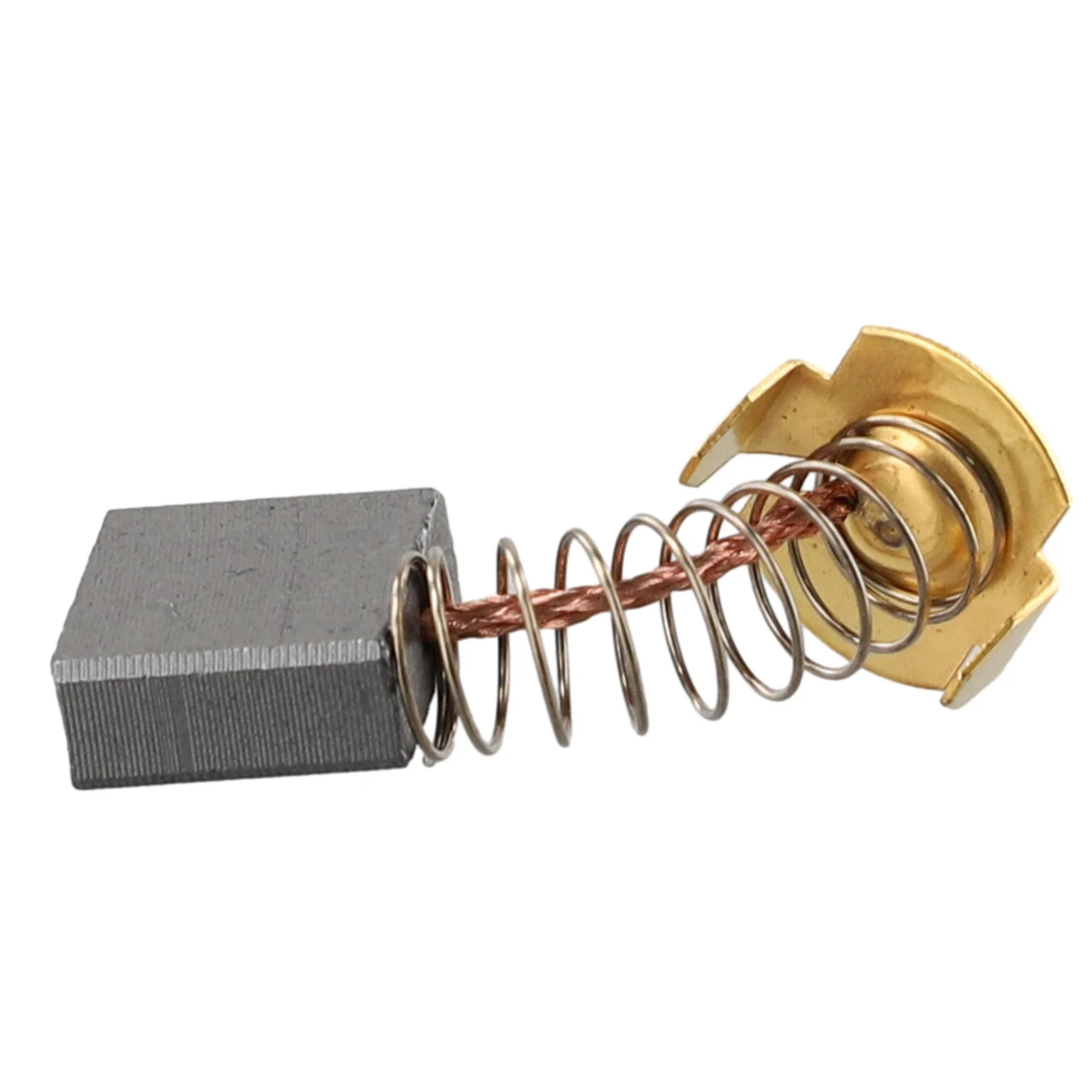 2 uds cepillos de carbono herramienta eléctrica Ngle amoladora cepillo de repuesto para CB-204 herramientas de martillo de demolición Accesorios de reparación