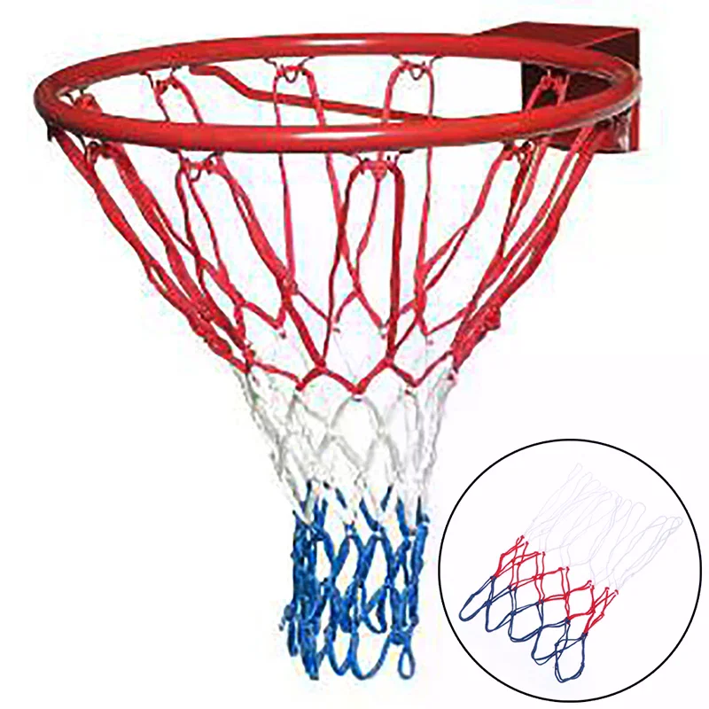 Outdoor Sports Standard Basketball Net Nylon Hoop Goal Standard Rim For Basketball Backboard Rim Ball Pum