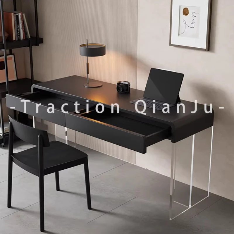 

Подвесной письменный стол в дизайнерском стиле, современный простой, легкий, роскошный, письменный стол, компьютерный стол, офисные столы и рабочие станции