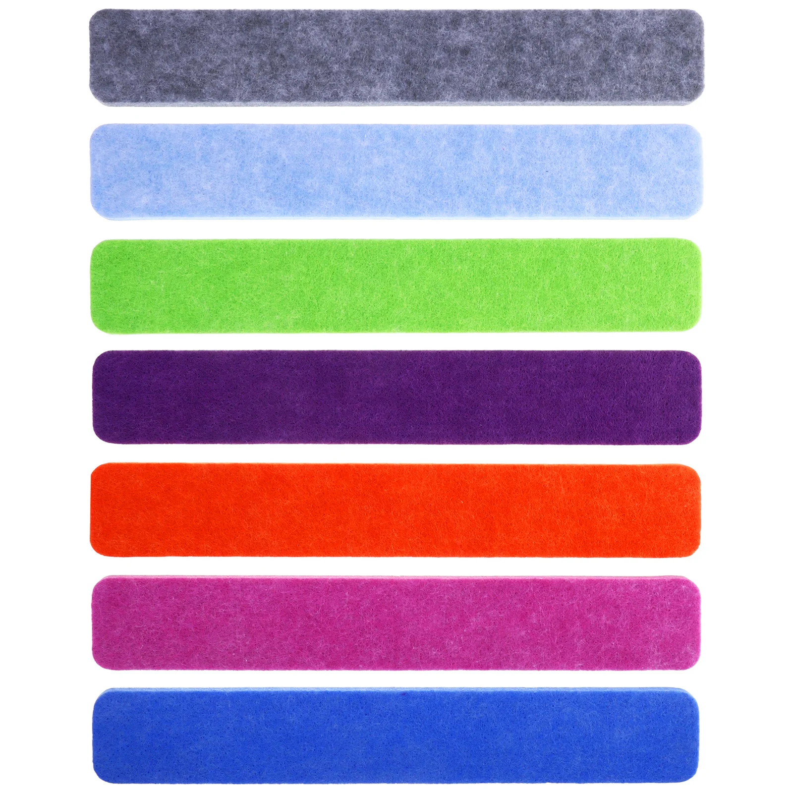 

Amosfun 7pcs Felt Board Strips for Classroom Office Bulletin Board Desk Memo Pin Board School Notice Display
