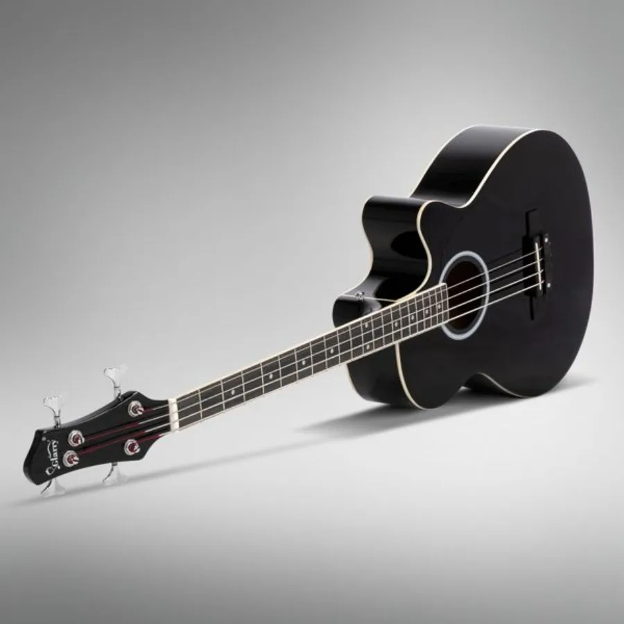 [Do Not Sell on ] Glarry GMB101 4 string Electric Acoustic Bass Guitar w 4Band Equalizer EQ7545R Black