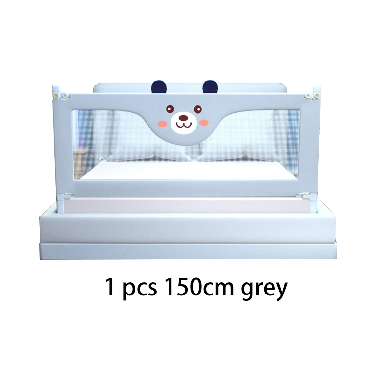 IMBABY Bettleiste, anhebbarer Krippenschutz, verstellbarer Handlauf, Bettsicherheit, Kinder, waschbar, Baby-Sicherheitsbett, Barriere, Stoßstange
