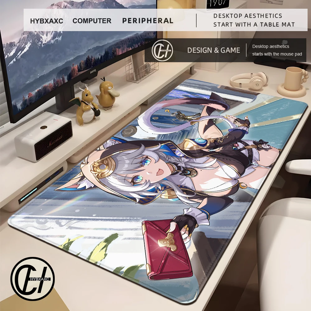 Mouse Pad Game Rubber Mini Pc Honkai Star Rail Cipher Keyboard Pad Laptop Computer Speed Desktop Mat Gaming Acessories Mousepad