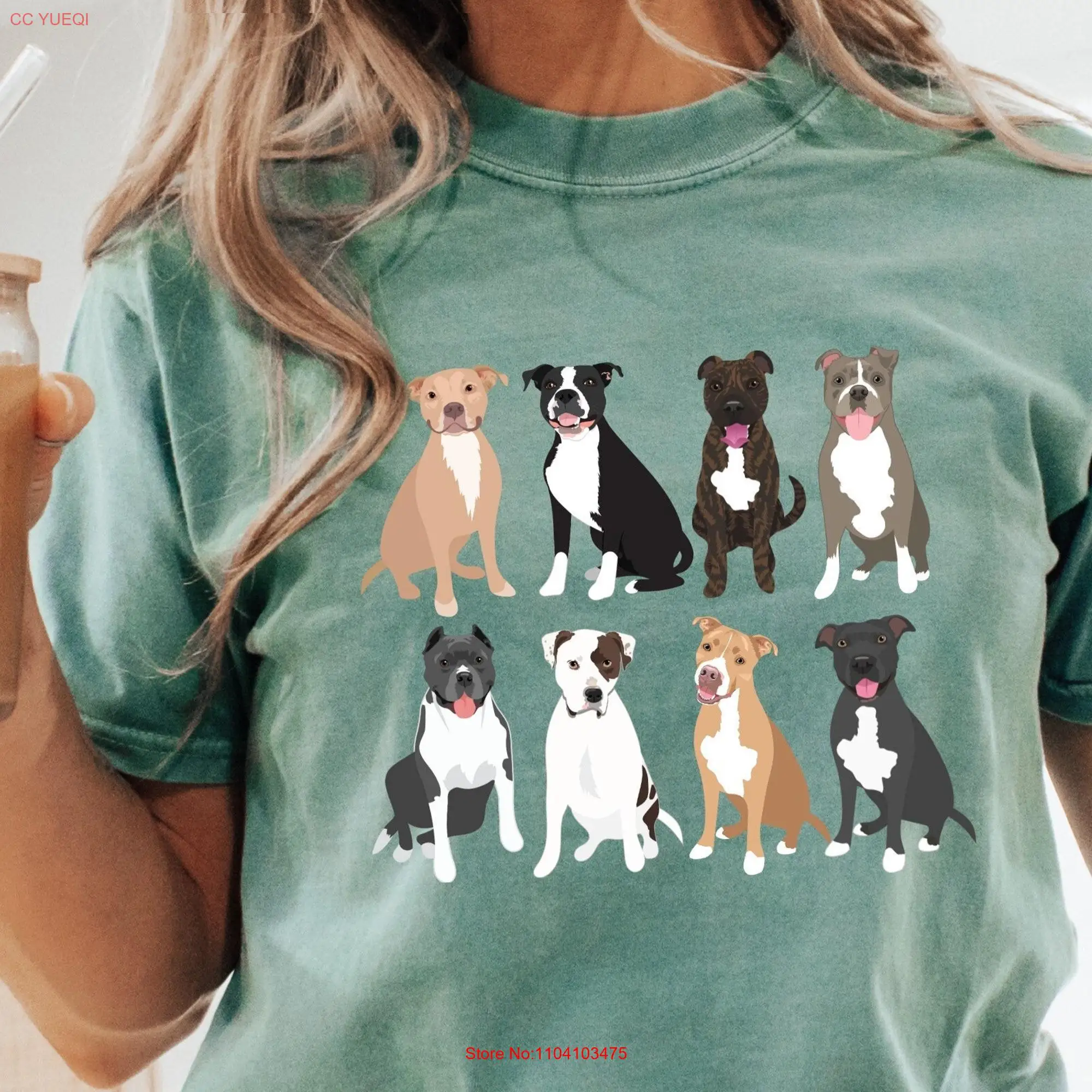 Pitbull shirt comfort colors t sister birthday gift mothers day gifts pitty rescue dog mom long or short sleeves