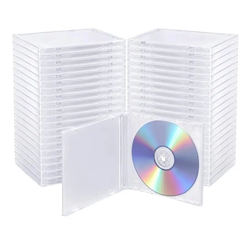 [NEW A09R!】 10.4Mm Cd Cases Clear Blank Cd Case Single Jewel Case