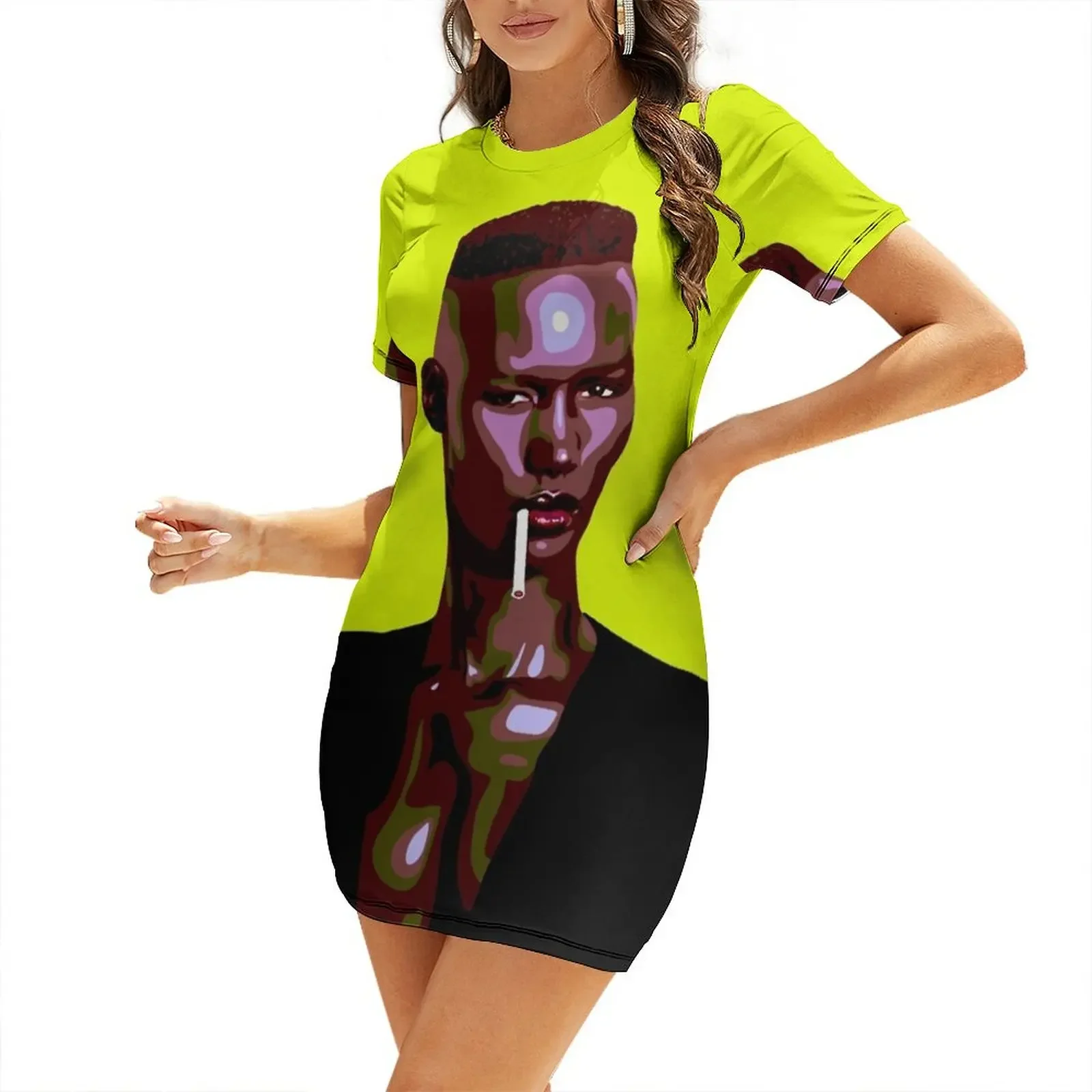 

Warm Leatherette Short-Sleeved Dress Female clothing birthday dresses for women dresses for women 2026