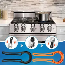 Stove Handle Lock Gas Stove Knob Locks Baby Proof Oven Knob Lid Lock Childproof Gas Stove Knob Covers Childproofing Tools