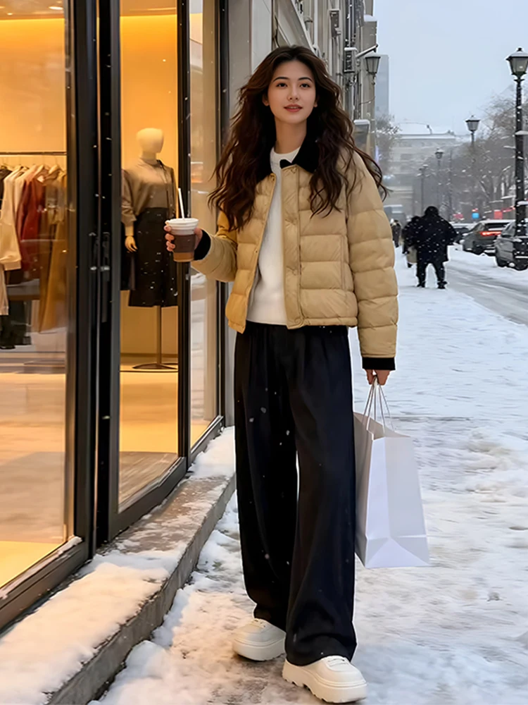 

Новинка: Женская утепленная куртка-пуховик в корейском стиле, свободного кроя, с хлопковой подкладкой, теплая, модная, для зимы