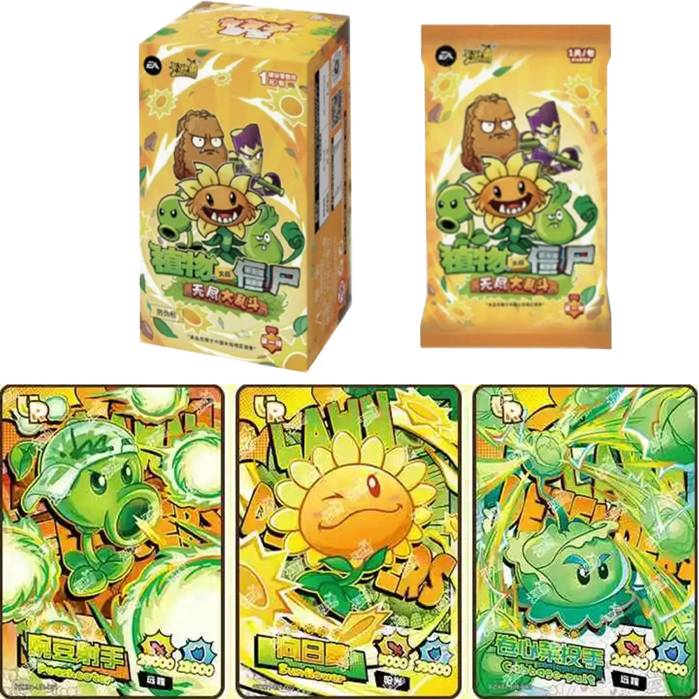 

KAYOU Genuine Plants Vs. Zombies Card Wonderful Natural Journey Endless Battle Kung Fu Мир Юрского периода Коллекционная карта игр