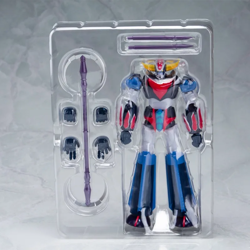 Bandai ของแท้หุ่นยนต์ SPIRITS <SIDE SUPER> จาก GRENDIZER U อะนิเมะ Action Figure รูปที่สะสมของเล่นเครื่องประดับของขวัญเด็ก