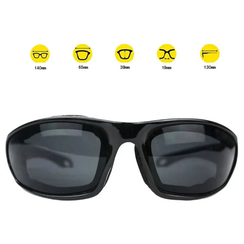 Driving Motorcycle Glasses Protective Motorcycle Glasses Sun Glasses Windproof Riding Motor Goggles Cycling Outdoor Universal