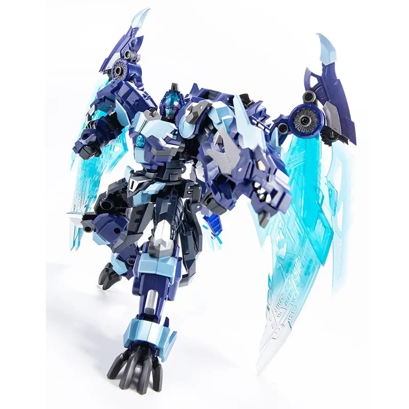 In Stock JINBAO Transforming Toys 8871B Small Scale Flame Dragon Blue Ice Robot Model Action Figures Collection Gift Anime