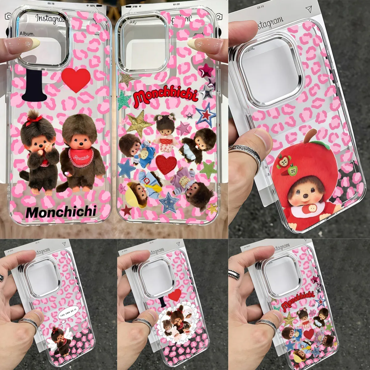 NEW Cute M-Monchhichis Phone Case for Samsung Galaxy A57 A56 A36 A26 A55 A35 A16 A54 A34 A25 A24 A15 A73 A53 A33 5G