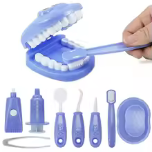 Ensemble Montessori Hygiène Dentaire et Jeu du Docteur