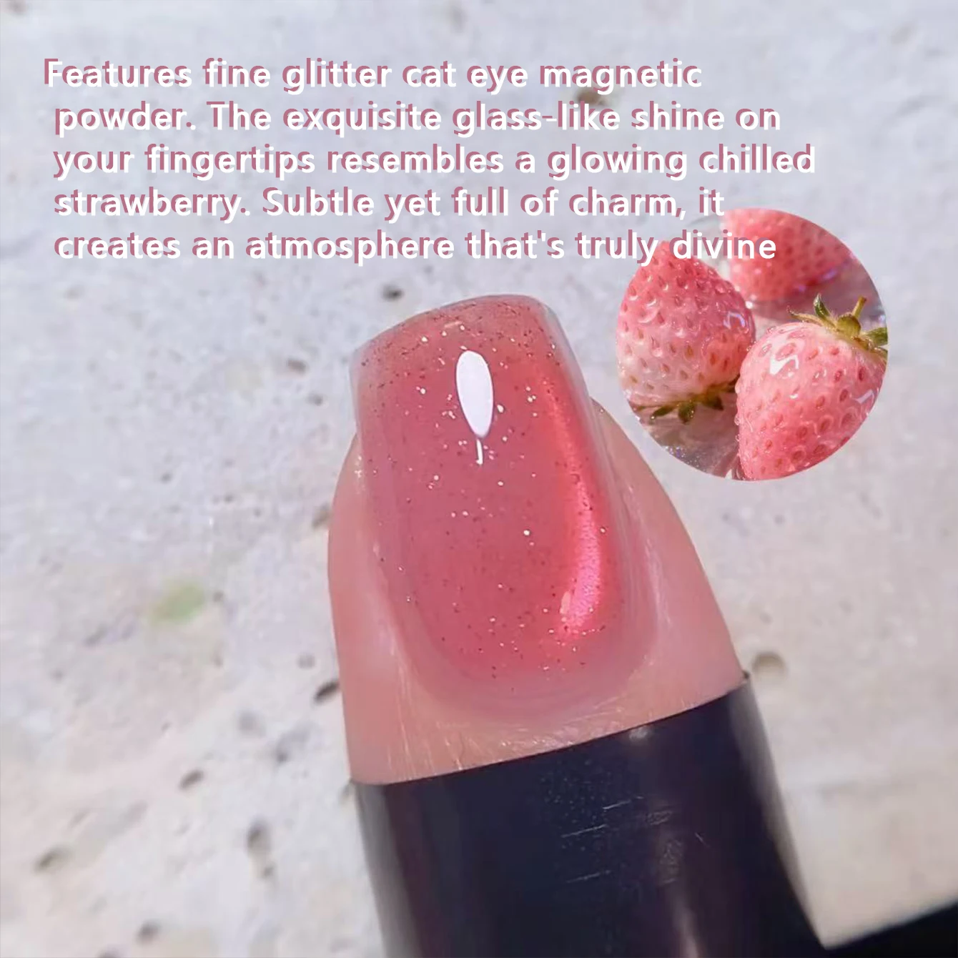 MIANEL Strawberry Gummy Cat Ey - огляд і ціна Nail Art Strawberry