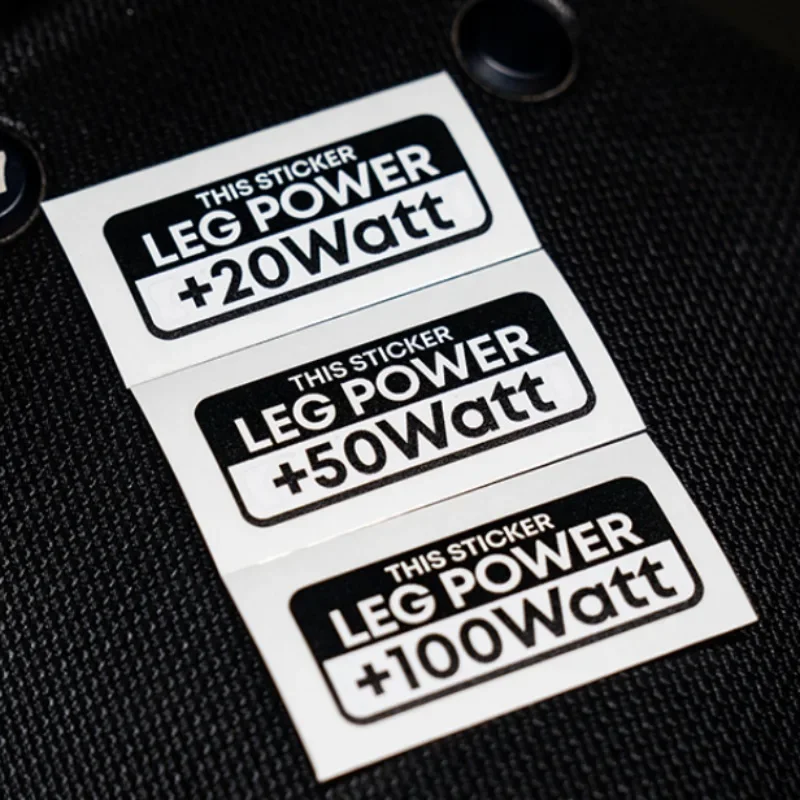 2PCS/SET Leg Power Watt Funny Bike Stickers Waterproof Vinyl Decals For Bicycle Frame Crank Styling Decor