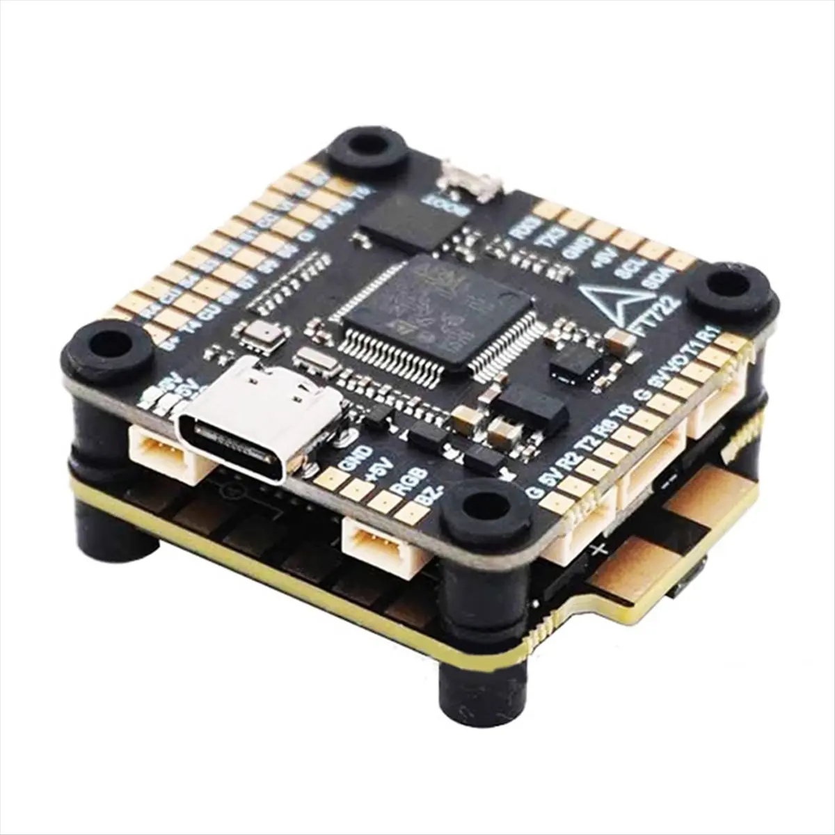 A14M F722 FC&ESC Stack F722X8 Pro Flight Controller BLHELI-S 80A 4in1 ESC 30.5X30.5mm 3-8S for RC FPV Racer Drone