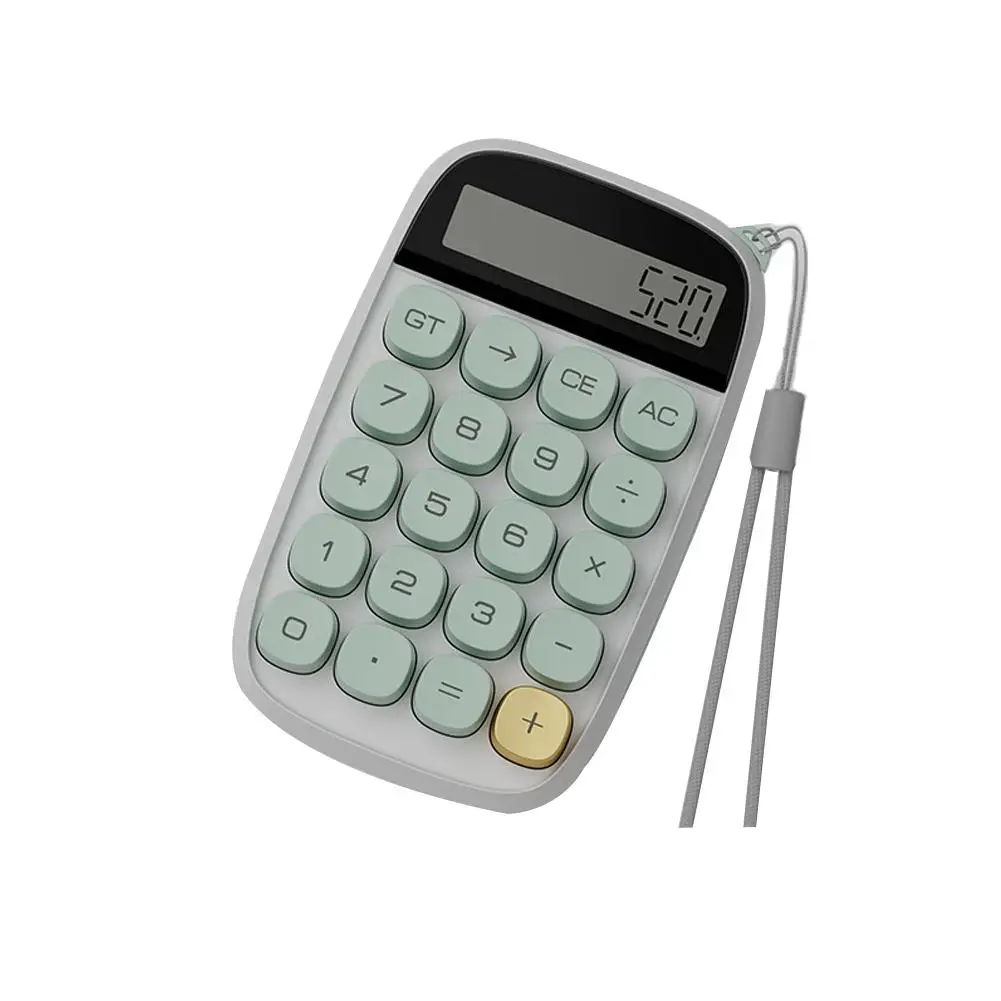 Calculatrice Dopamine colorée bonbon, clavier mécanique, mini école, fournitures de bureau portables, étudiant, D4A7