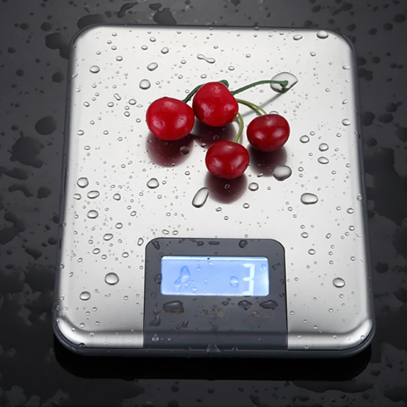 Bilancia elettronica da 5Kg in acciaio inossidabile bilancia da cucina per alimenti ad alta precisione bilancia da cucina digitale per cottura domestica