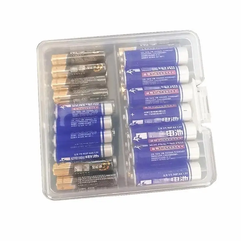 652F Plastic Battery Holder Case Organizers Container Batteries Storage Box Holder
