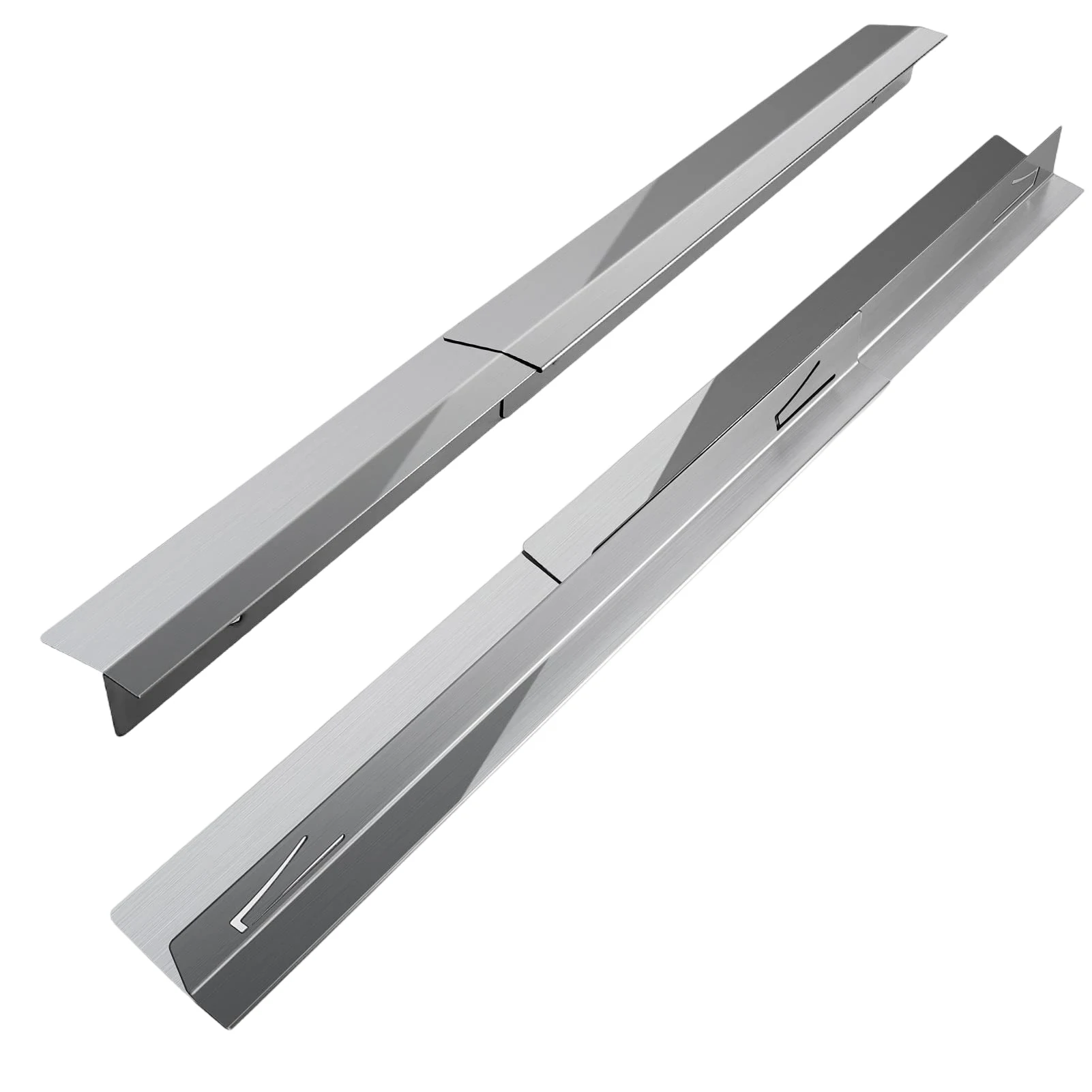 

2pack/lot Stainless Steel Scalable Joint Filling Board Kitchen Stove Counter Gap Cover Stove Guards