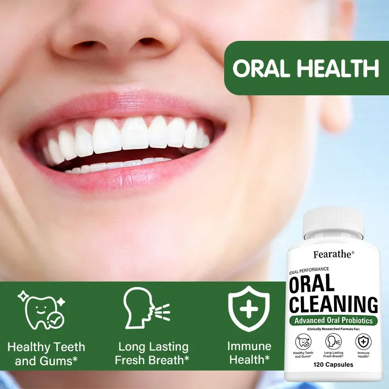 Advanced Oral Probiotics - Promotes Cavity Health, Cleans, Fights Bad Breath, Cavities, Healthy Teeth and Gums, Immune Health