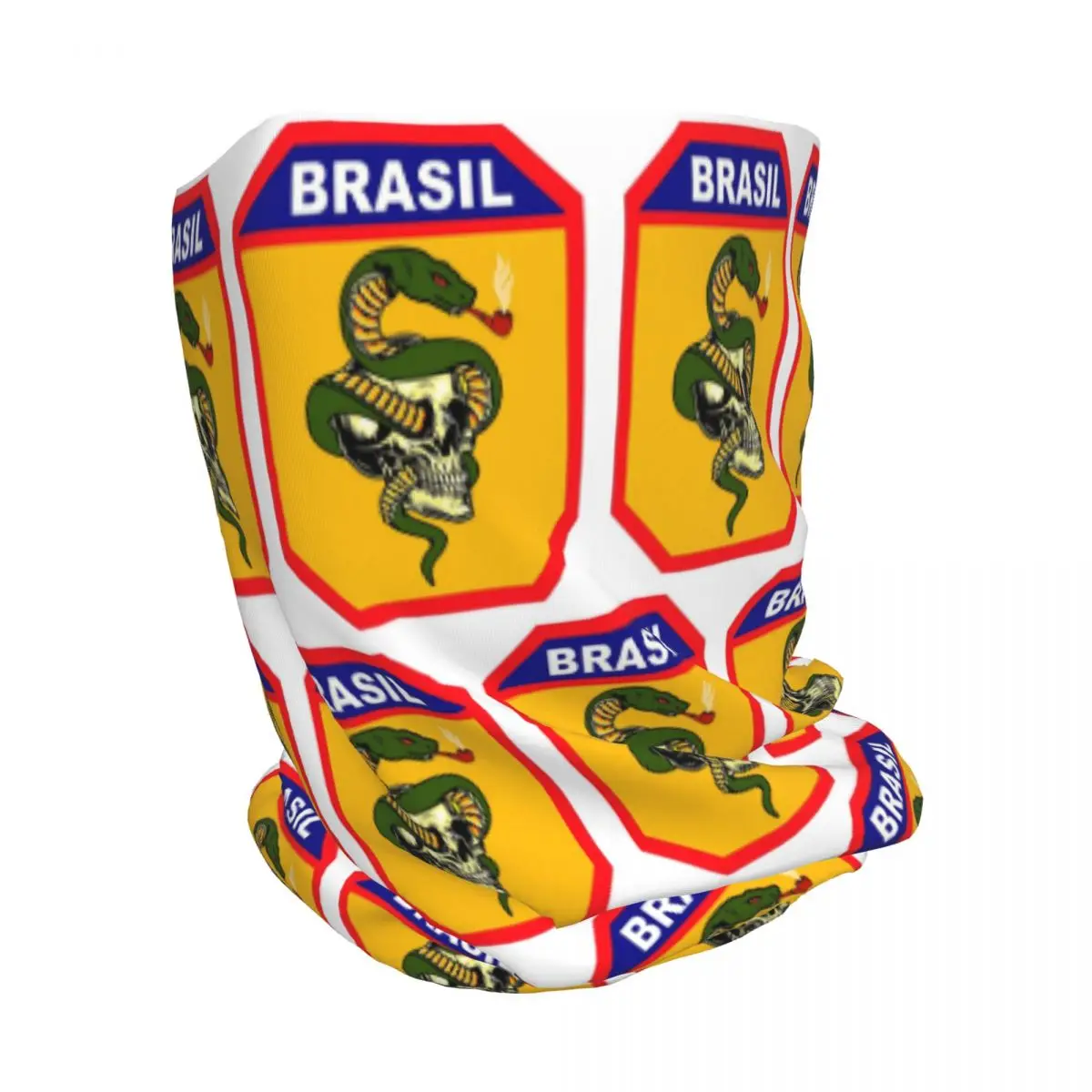 The Smoking Snake Brazilian Expeditionary Force Pacht Bandana Neck Gaiter Magic Scarf Warm Headband Beanies Hat for Men Women