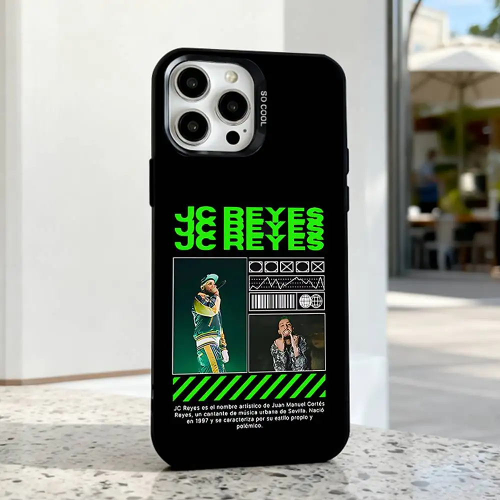 SINGER Jc Reyes Tour 2025 funda de teléfono para iPhone 17,16,15,14,13,12,11,Pro,Max,Plus,E,Air,Mini funda IMD de Tpu negra