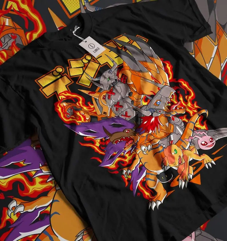 Agumon//Wargreymon T-Shirt /digi mon Shirt