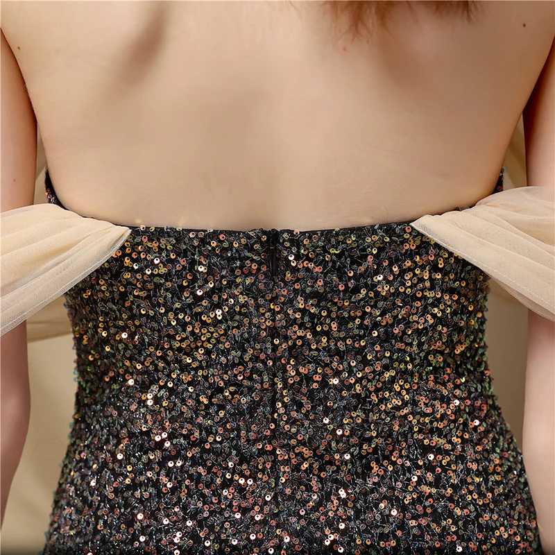 فساتين ماكسي صيفية مثيرة بدون أكتاف بدون ظهر أنيقة مطرزة لحفلات الكوكتيل وحفلات الزفاف المسائية الطويلة 2025