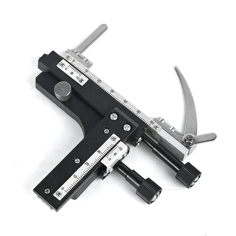 

MS-38 Biological Microscope Accessories Metal Attachable Mechanical Stage X-Y Movable Stage With Scale Ruler