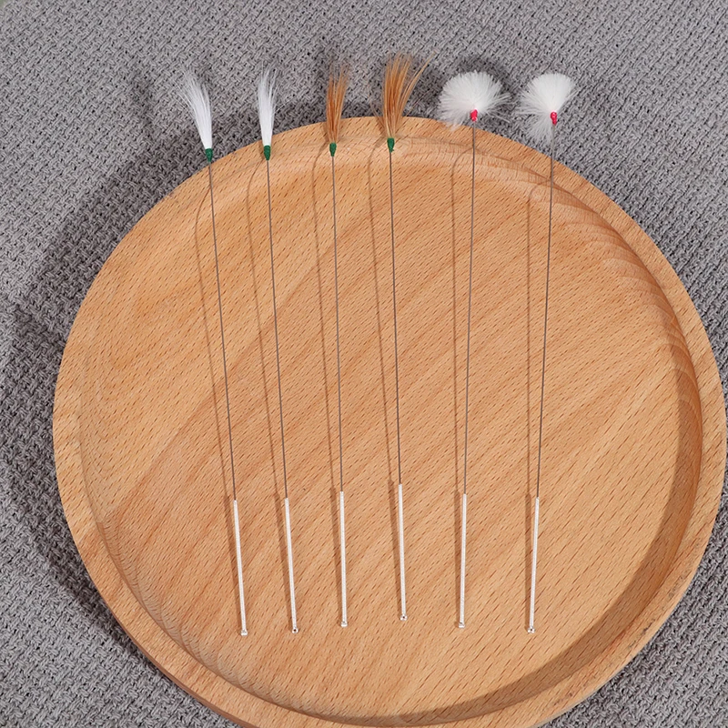 10ชิ้นห่าน/ไก่/เครนขนนกกำจัดขี้หูที่แคะหูเครื่องมือขุดช้อนทำความสะอาดไม้แคะหู