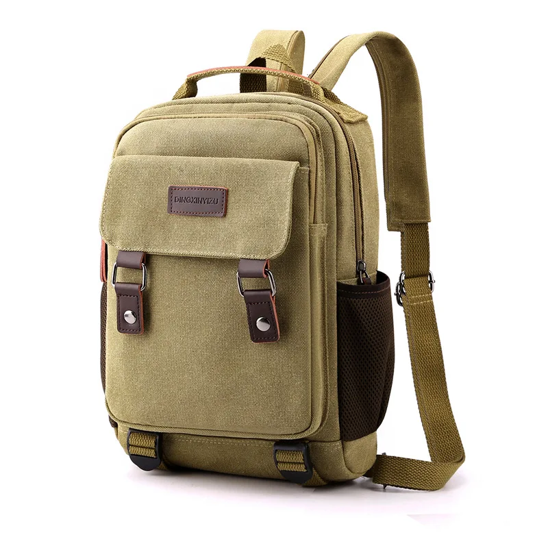 Nuova borsa da petto in tela da uomo zaino di grande capacità per pendolari d'affari borse a tracolla multifunzionali da donna Muhжekte© рюкзак mochila sac