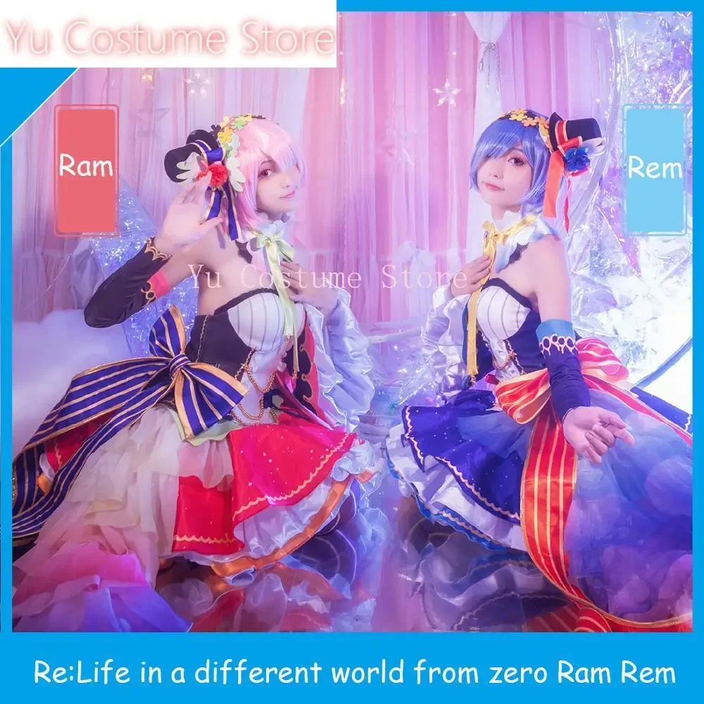 Yu Costume Anime! Re:Life in a different world from zero Ram Rem Idol Lolita Uniform Cosplay Costume Halloween Suit For Women