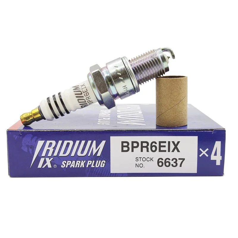 

4pcs BPR6EIX 6637 Iridium Spark Plug Candles Fit For BMW Audi Subaru Nissan IW20 BPR6EIX-6637 W20EXR-ZU W20EPR-ZU11