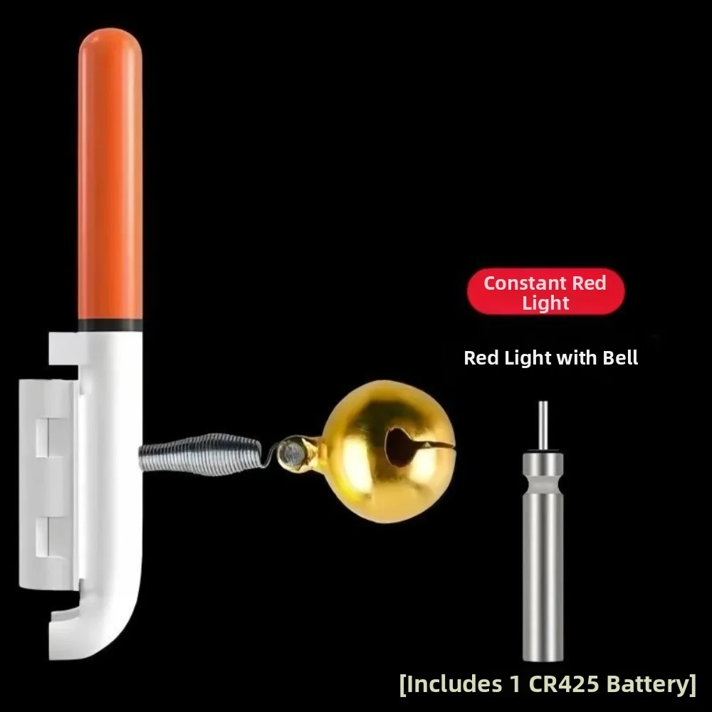 Waterproof Electronic Fishing Stick Light CR425 Battery Double Snap Luminous Float Colorful Light Sound Alert Rock Fishing Float