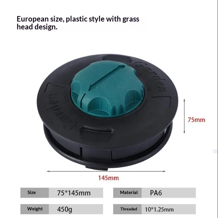 NEW SALE M10*1.25mm Automatic Grass Trimmer Head for Beshone Garden Machinery Brush Cutter