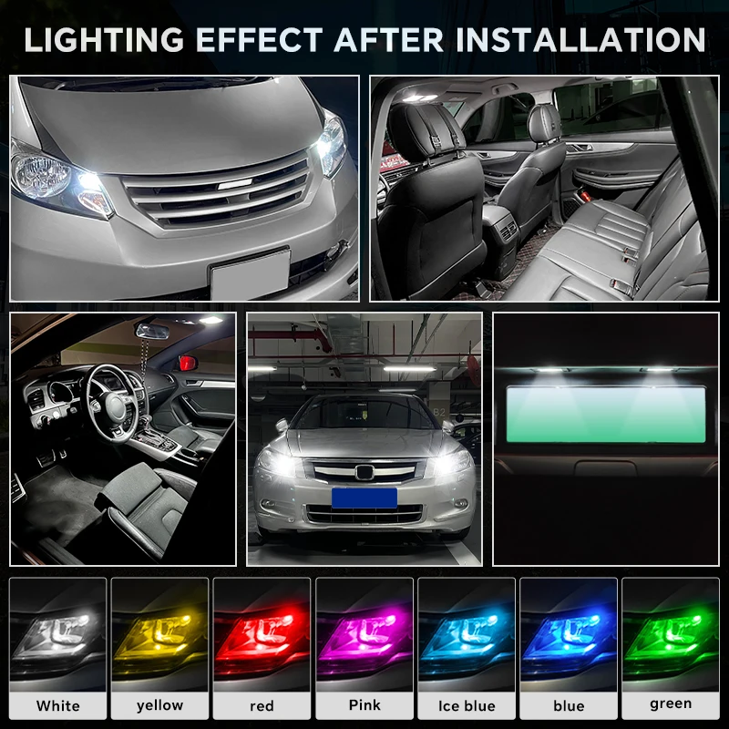 2pcs high brightness LED car width indicator light error-free anti-stroboscopic small bulbs