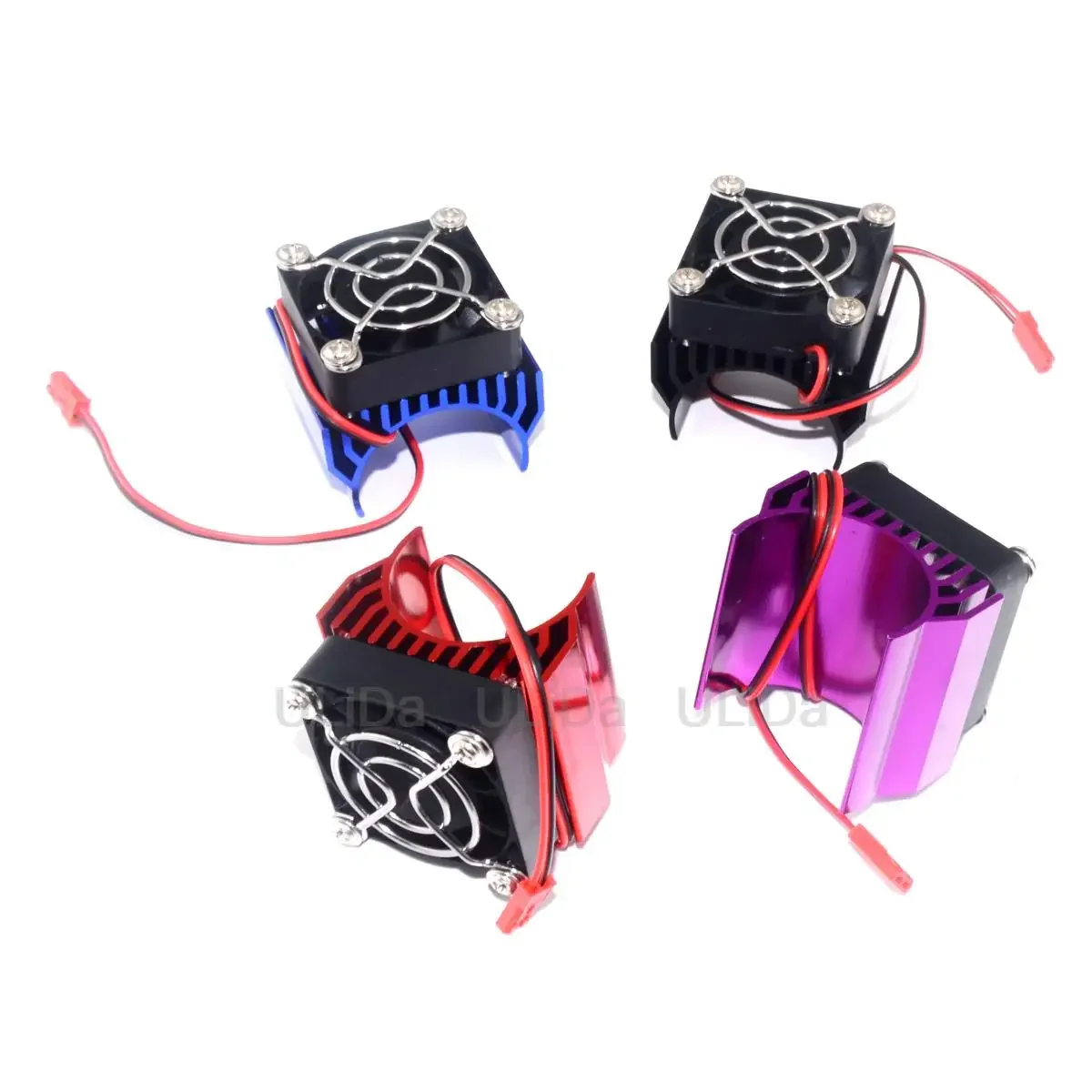 4Color 550 540 3650 3670 Motor Cooling Fan Aluminum Heatsink Heat Sink for 36mm Motor RC Car HSP Traxxas Axial SCX10 TAMIYA