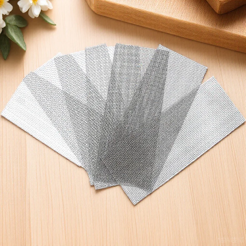 10 stücke Wasser Gras Mesh Edelstahl Anti-Rost Aquarium Pflanze Feste Net Für Aquarium Moos Teppich Aquatische Zubehör