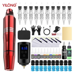 Tattoo Machine Kit Wireless Mini Power Supply Battery Rotary Machine Pen Set With Cartridge Needles for Tattoo Beginner Supplies