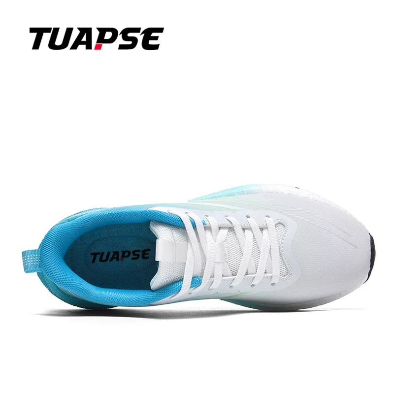 TUAPSE New Men Sports Running Shoes Breathable Lightweight Comfortable Microfiber Carbon Fiber Non-Skid Leisure Sneakers For Men