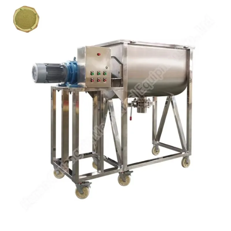 Industrial Mixer Powder 1000 L Putty Horizontal Ribbon Mixer Double Ribbon Mixer