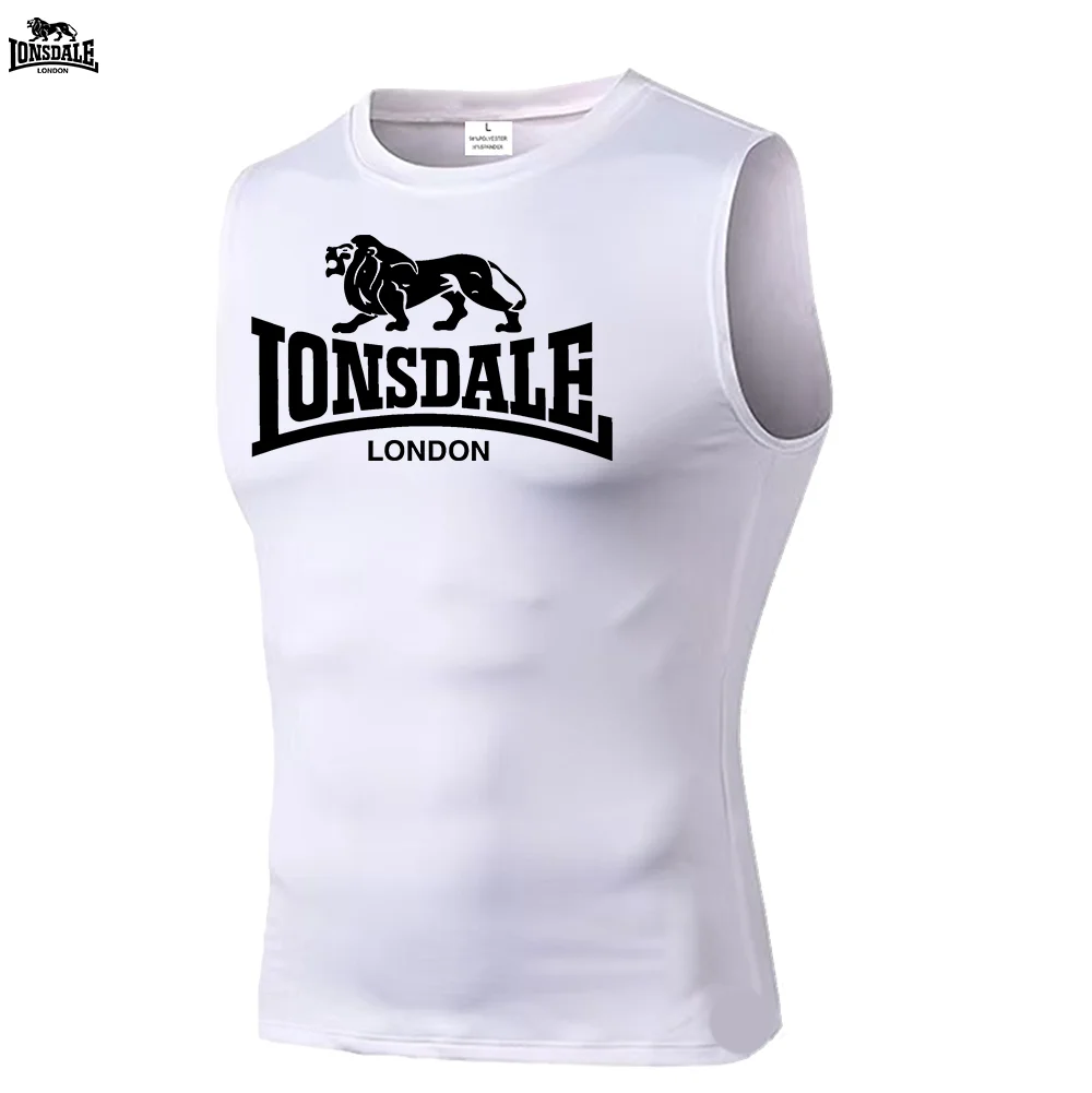 LONSDALE, новый летний тренд, мужской пуловер с круглым вырезом, сетчатая нижняя рубашка, спортивная рубашка для фитнеса, плавания, бега, жилет без рукавов